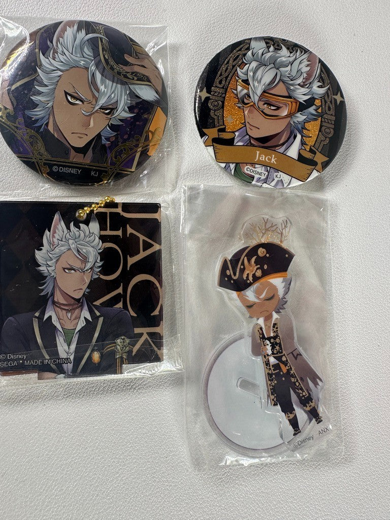 Twisted Wonderland Savanaclaw Can Badge Set Jack Howl