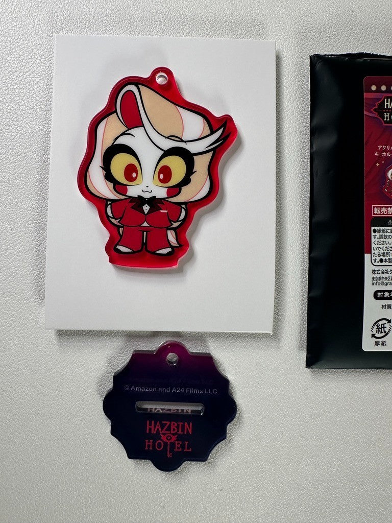 Hazbin Hotel Chibi Acrylic Stand Keychain Parco Charlie Morningstar