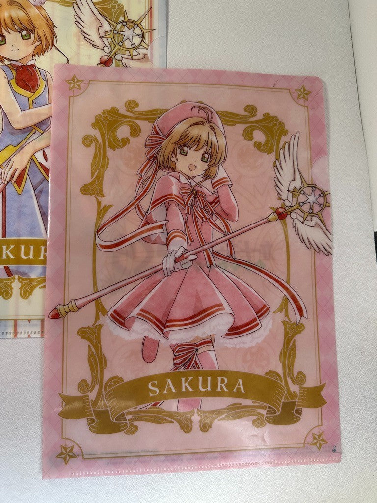 Card Captor Sakura Costume Clear File Set Yue Pink