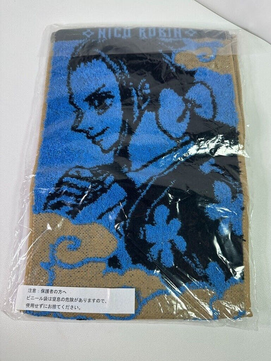 One Piece EX Ichiban Kuji Double Sided Face Towel Prize D Jinbe Nico Robin