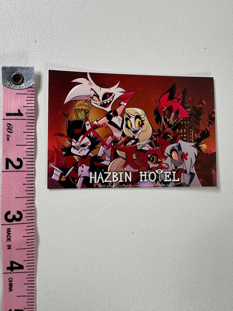 Hazbin Hotel Ikebukuro Pop Up Shop Promotional Sticker Charlie Angel Alastor