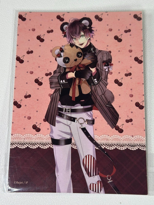 Diabolik Lovers Crazy Pink Valentine Ayato Sakamaki Card Set