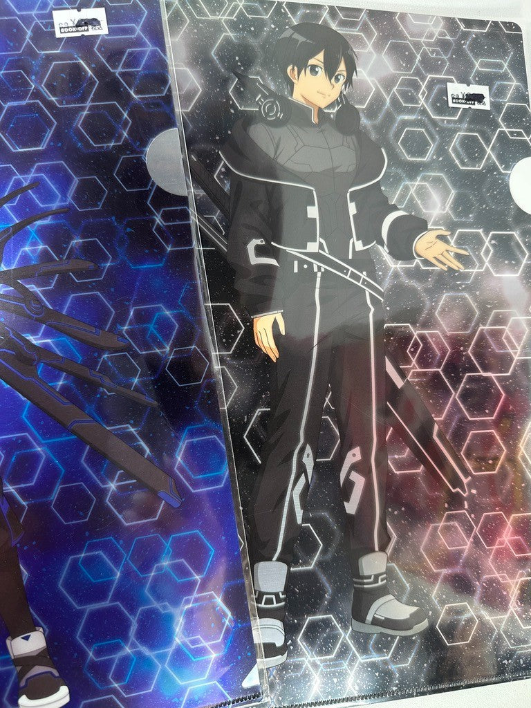 Sword Art Online Clear File Set Kazuto Kirigaya Eugeo