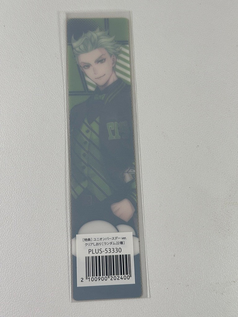 Twisted Wonderland Union Sports Jacket Clear Bookmark Diasomia Sebek Zigvolt