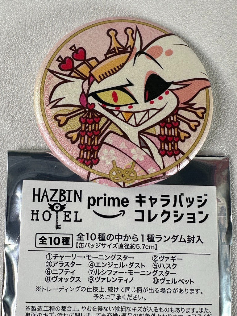 Hazbin Hotel Animate Kimono Can Badge Angel Dust