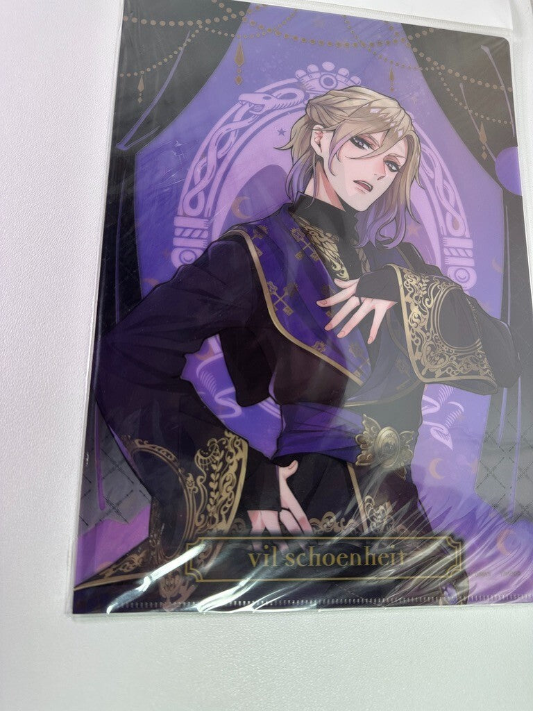 Twisted Wonderland Clear File Set Pomefiore Vil Schoenheit Gym Ceremony