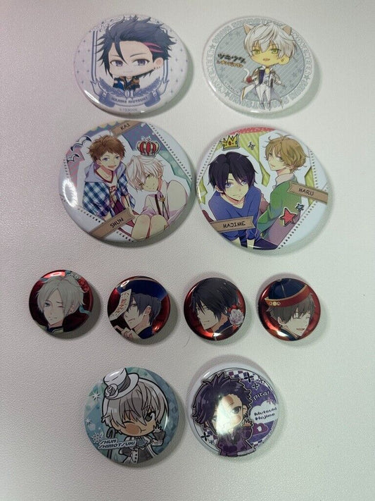 Super Sale TsukiUta Six Gravity Procellarum Seleas Fiuna Can Badge Set 2