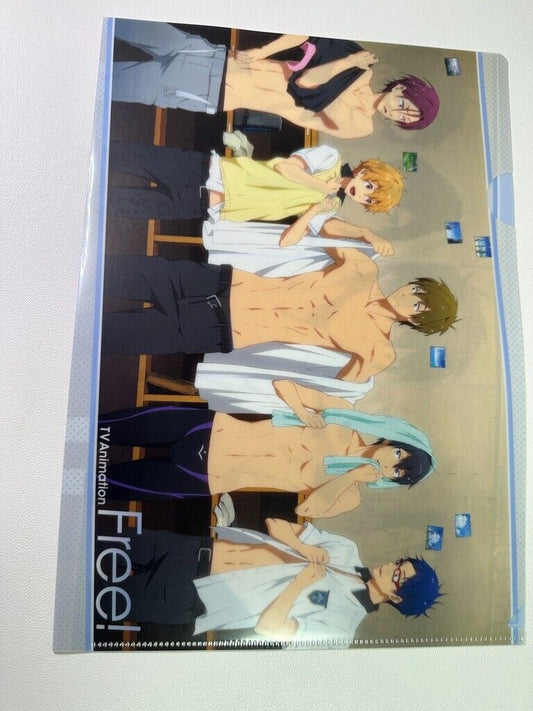 Free! Iwatobi Swim Club Clear File Haruka Rin Makoto Hiyori Shower