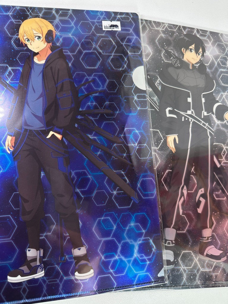 Sword Art Online Clear File Set Kazuto Kirigaya Eugeo