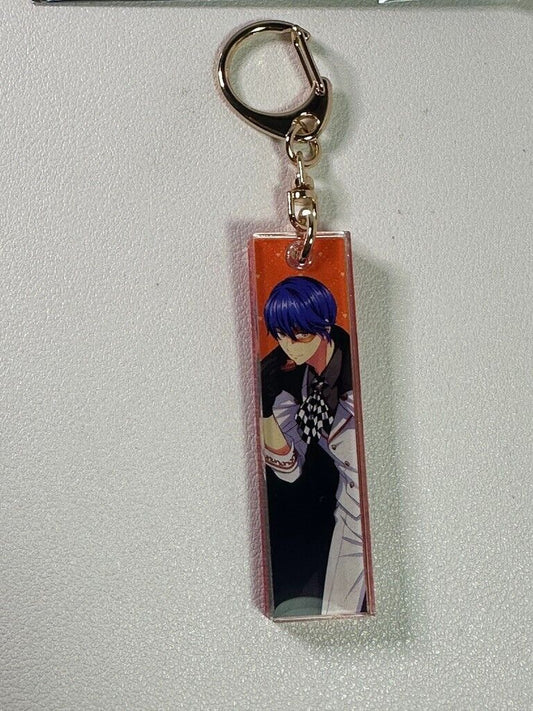 Obey Me Valentine Ver. Acrylic Trading Keychain Leviathan Vertical