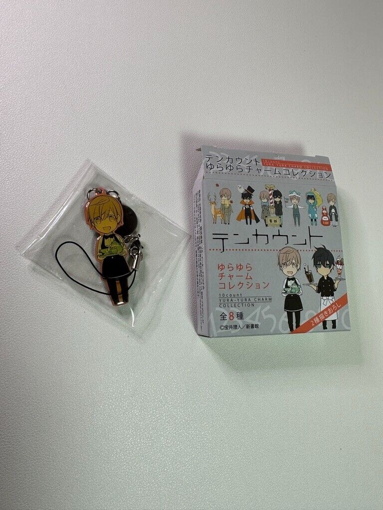 Ten Count 10 Count Yura Yura Metal Charm Collection Shirotani Tadaomi Waiter