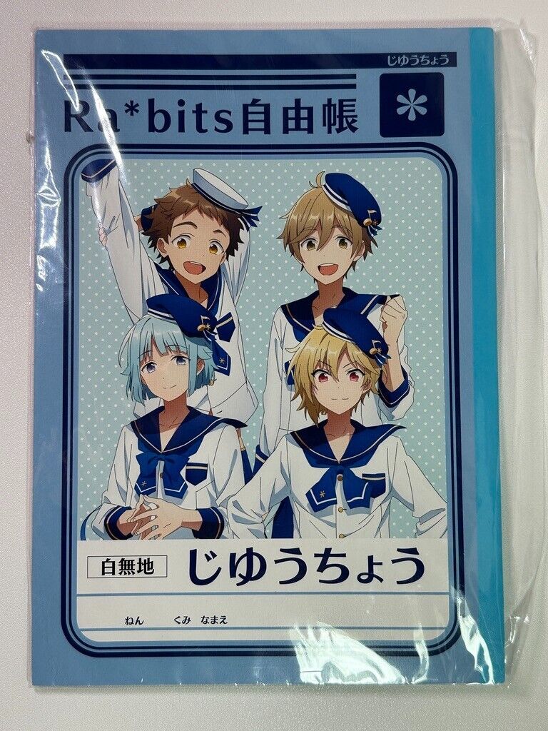 Ensemble Stars Ra*bits Rabbits Free Time NoteBook Tomoya Nazuna Mitsuru Hajime