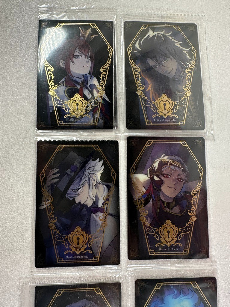 Twisted Wonderland Coffi Card Set Idia Vil Leona Azul Riddle Kalim