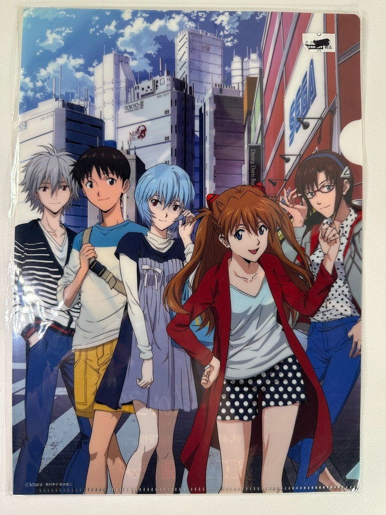 Evangelion Clear File Rei Asuka Shinji Kowaru Maria