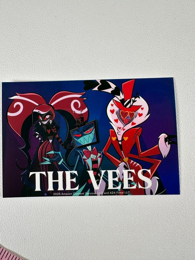Hazbin Hotel Ikebukuro Pop Up Shop Promotional Sticker Vox Velvette Valentino