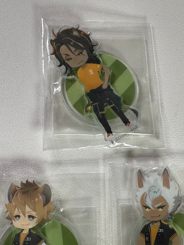 Twisted Wonderland Savanaclaw Gym Acrylic Stand Set Ruggie Leona Jack