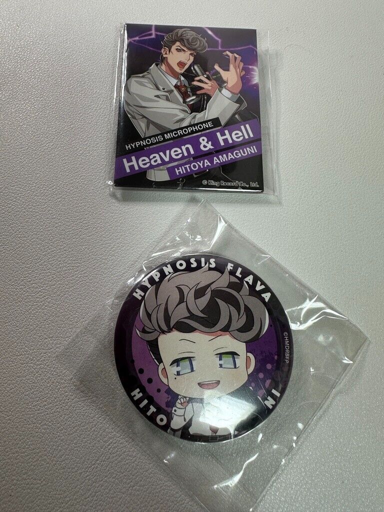 Hypnosis Mic Bad Temple Nagoya Division Can Badge Set Hitoya Amaguni