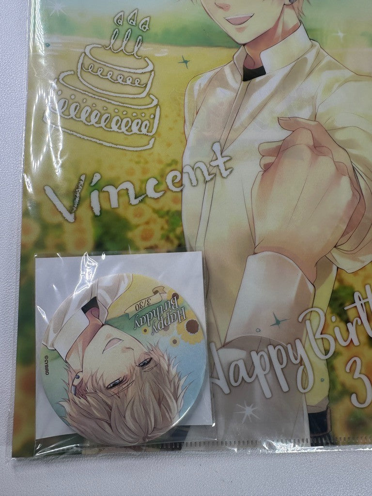 Ikemen Vampire Clear File Can Badge Set Vincent Van Gogh
