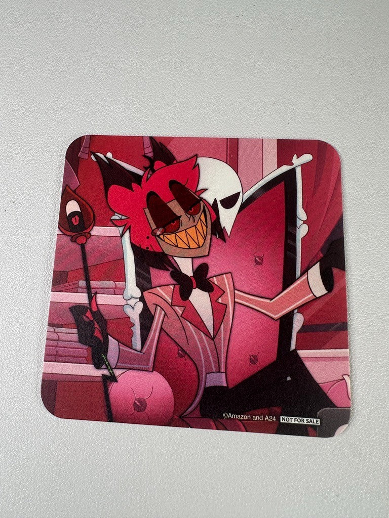 Hazbin Hotel Smile Base Cafe Paper Coaster Alastor Jacket