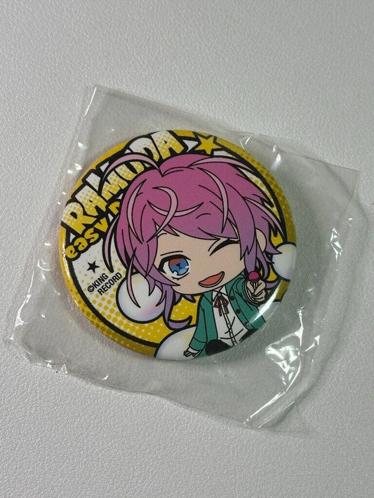 Hypnosis Mic Can Badge Fling Posse Ramuda Amemura Chibi Yellow