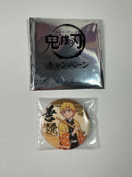 Demon Slayer Kimetsu no Yaiba Zenitsu Agatsuma Can Badge