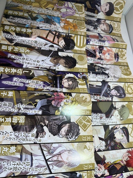 Touken Ranbu Hanamaru Oline Poster Set Mikazuki Souzasamonji Ketsugeki