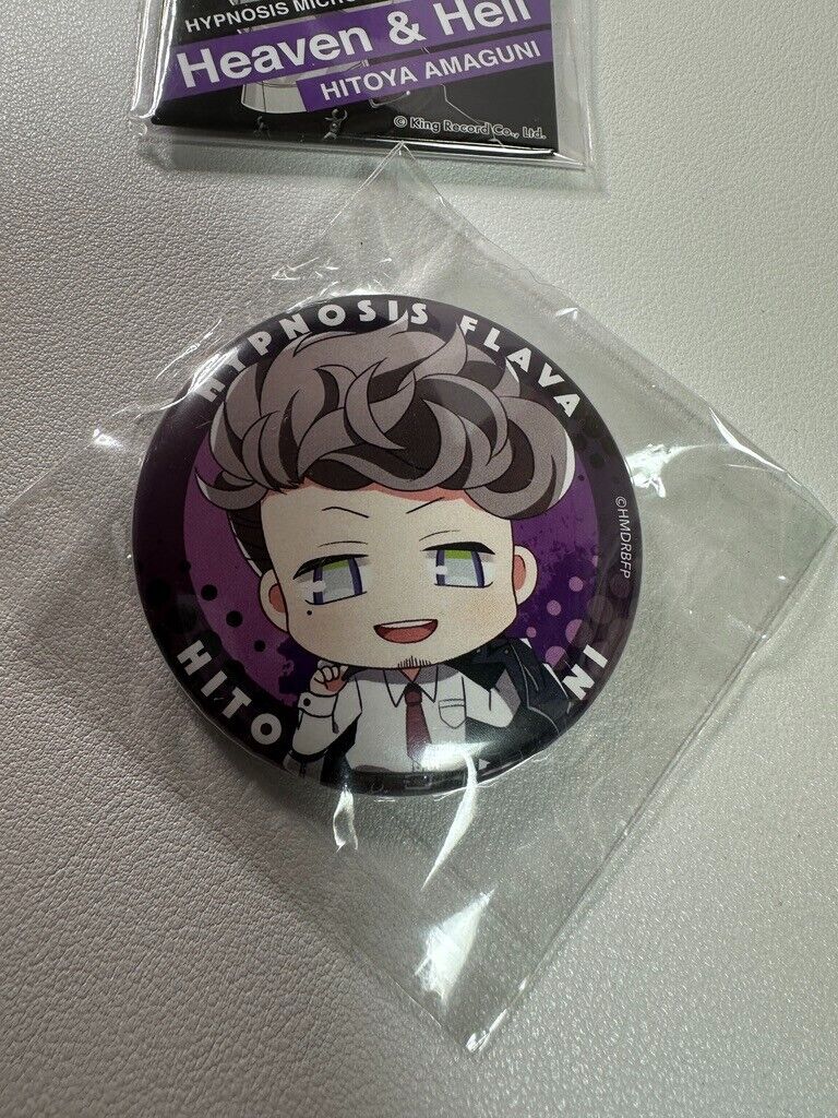 Hypnosis Mic Bad Temple Nagoya Division Can Badge Set Hitoya Amaguni