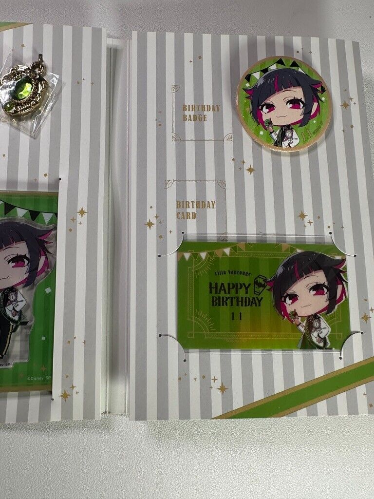 Twisted Wonderland Diasomnia Lilia Vanrouge Union Birthday Acrylic Set