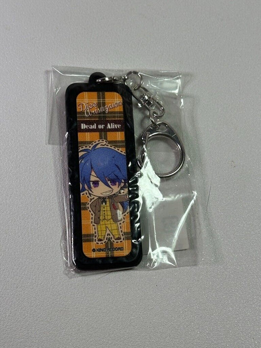 Hypnosis Mic Can Badge Fling Posse Dice Arisugawa Black Keychain