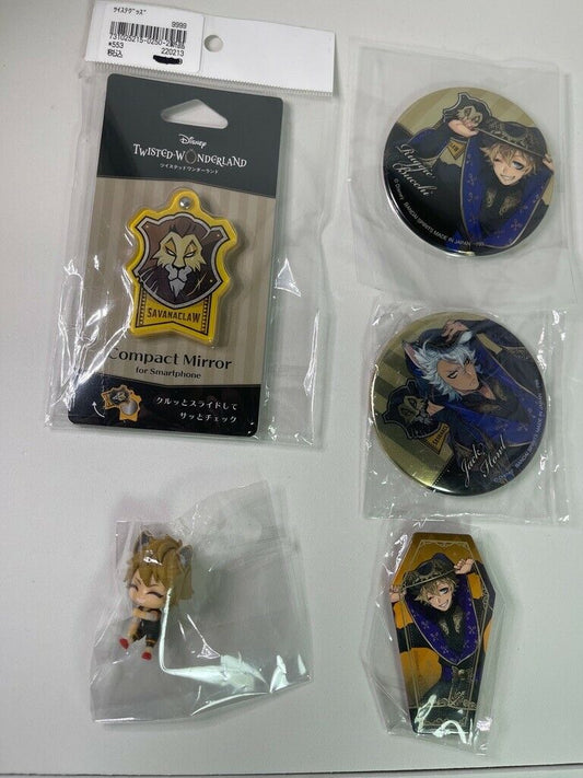 Disney Twisted Wonderland Savanaclaw Phone Mirror Can Badge Leona Kingscholar