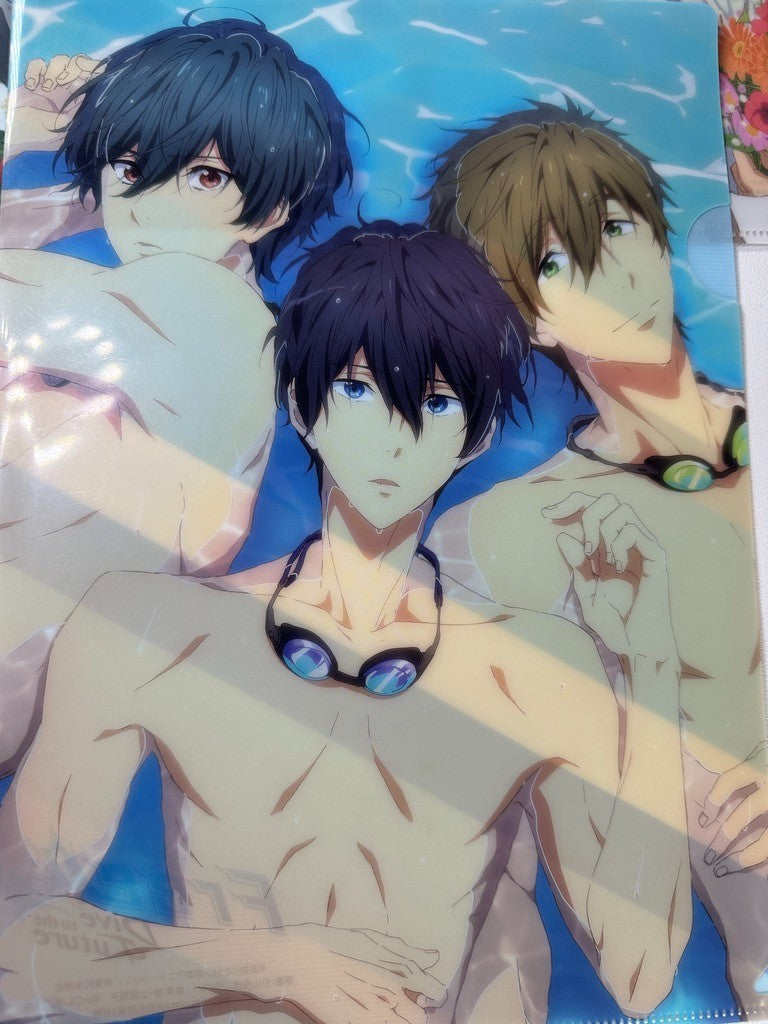 Iwatobi Swim Club Free! Anime Haruka Rin Nagisa Swing