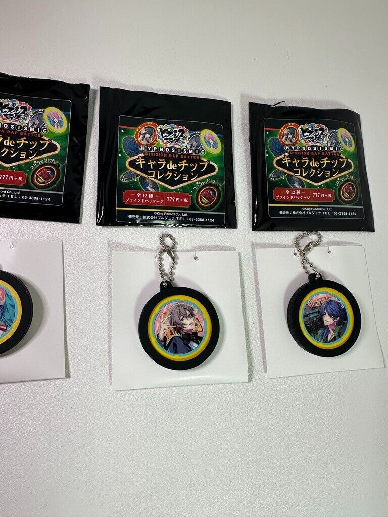 Hypnosis Mic Goods Character de Chip Key Chain Fling Posse Ramuda Dice Gentaro