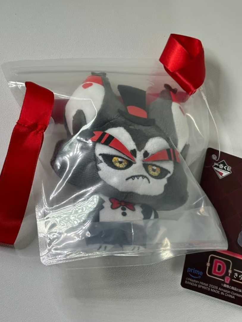 Hazbin Hotel Ichiban Kuji D Kirara Izu Plush Mascot Plush Husk