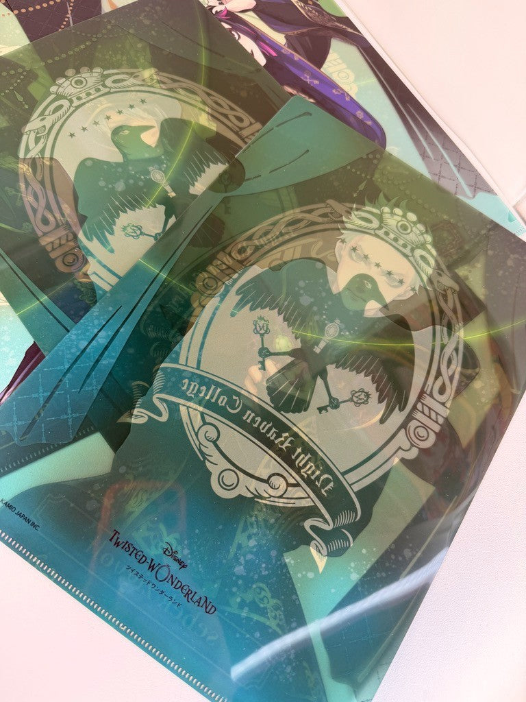 Twisted Wonderland  Clear File Set Diasomnia Malleus Sebek Silver Lilia