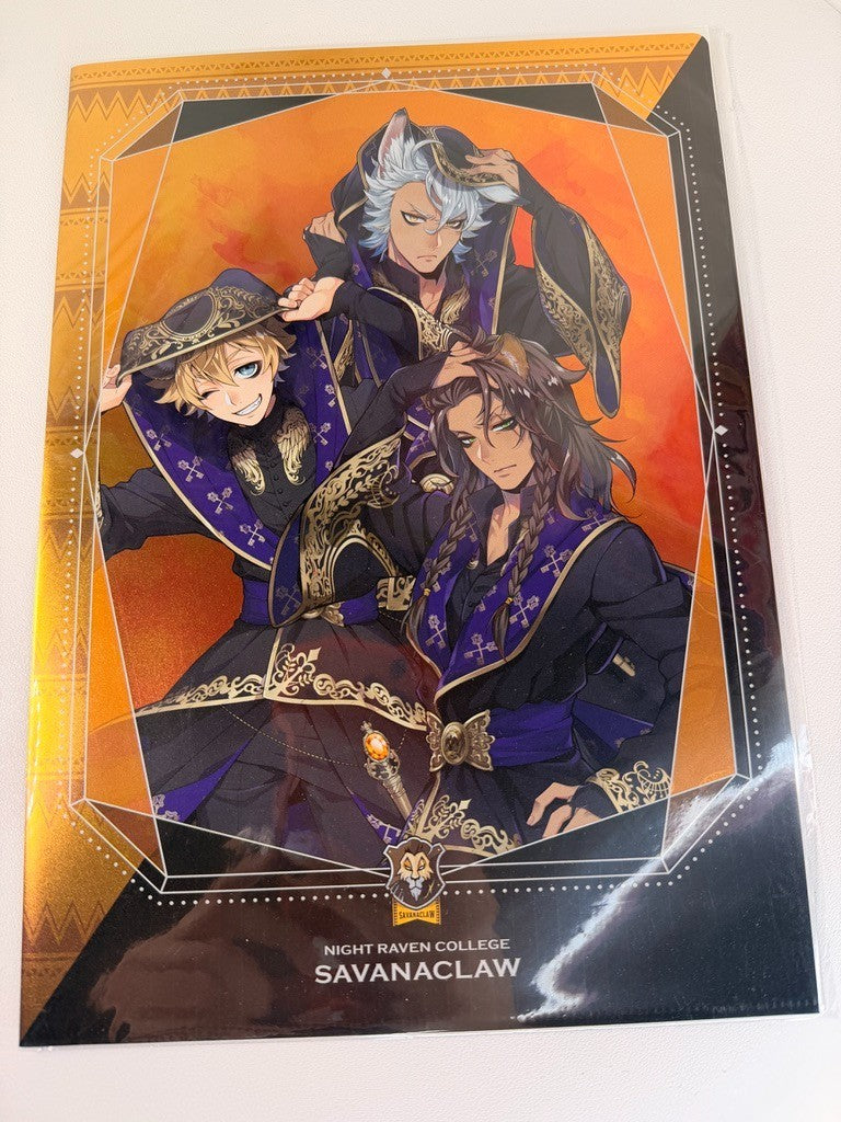 Twisted Wonderland Ceremony Double Clear File Savanaclaw Leona Jack Ruggie