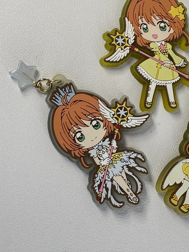 Card Captor Sakura Kinomoto Rubber Charm Set