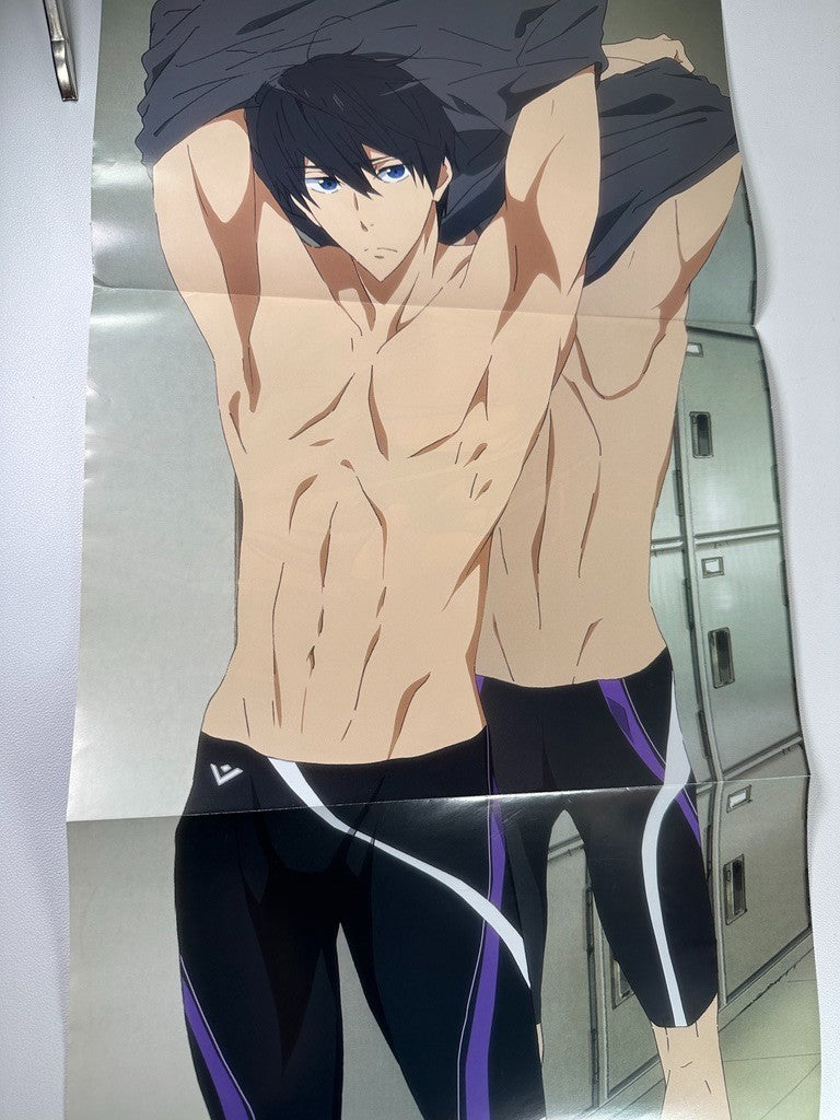 Double Sided Poster Free! Iwatobi Swim Club Baki