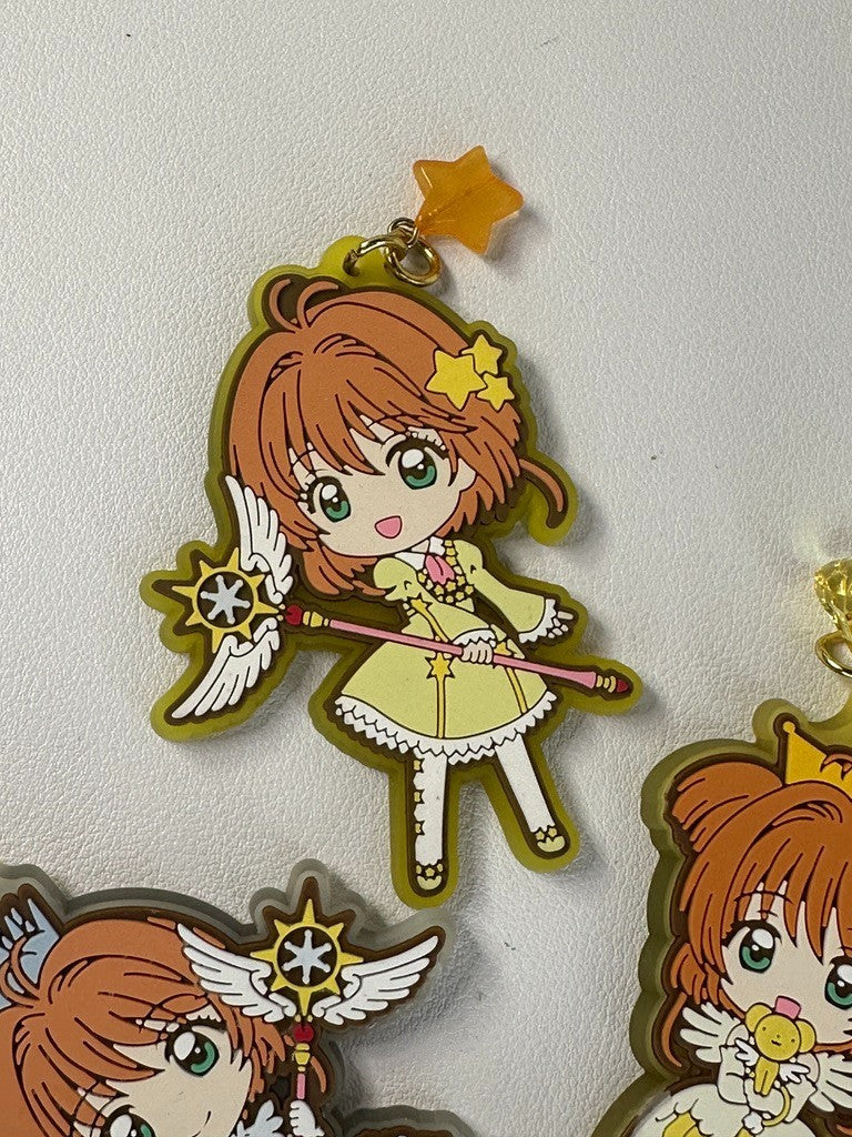 Card Captor Sakura Kinomoto Rubber Charm Set