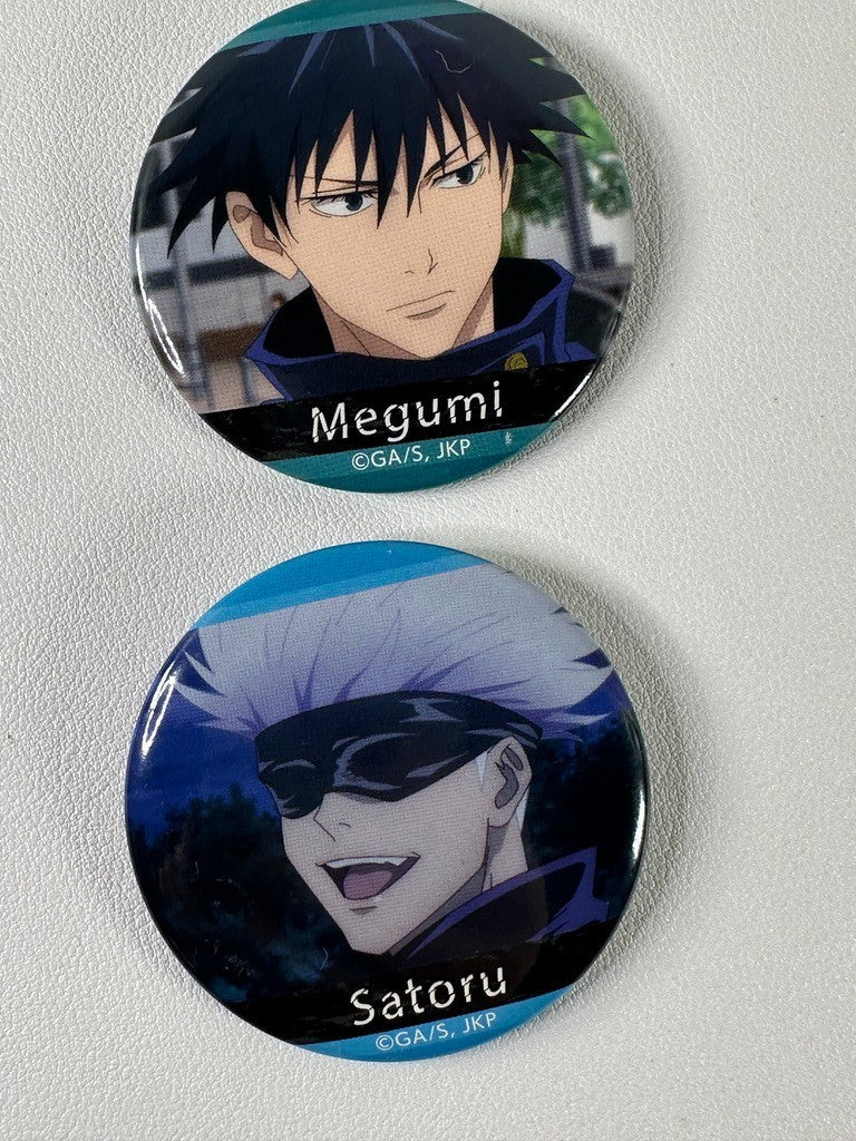Jujutsu Kaisen Can Badge Set Satoru Gojo Megumi Fushigoro