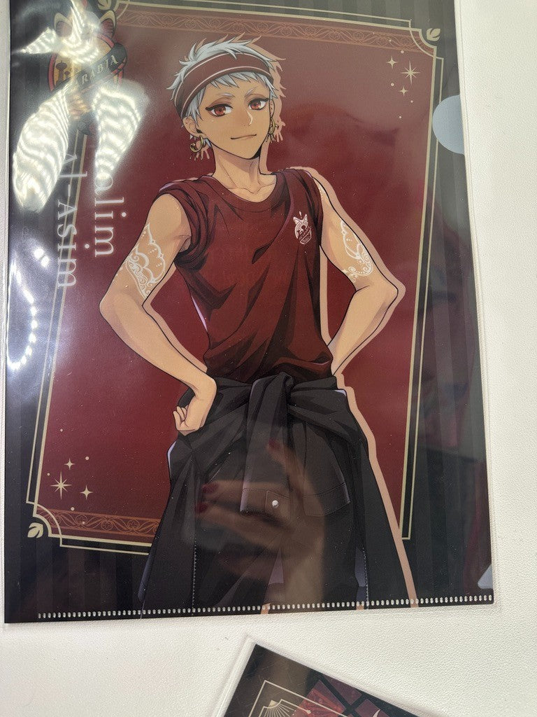 Twisted Wonderland Clear File Set Scarabia Kalim AlAsim Gym