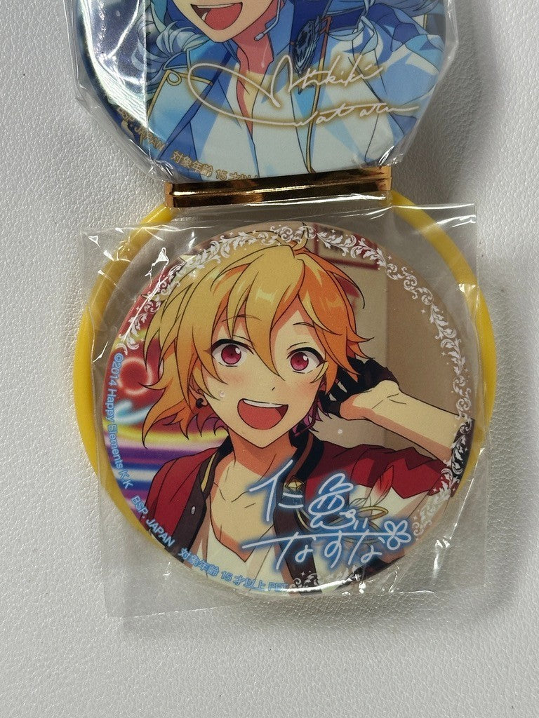Ensemble Stars! Fine Can Badge Set Wataru Hibiki Rabbits Nazuna Nito