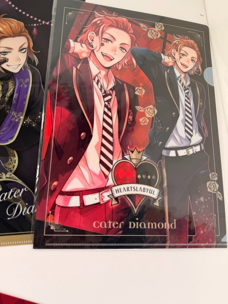 Twisted Wonderland Clear File Set Heartslabyul Cater Diamond