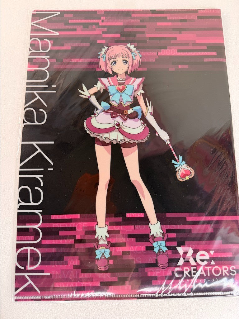 Re:Creators Underground Dark Night Mamika Kirameki Clear File