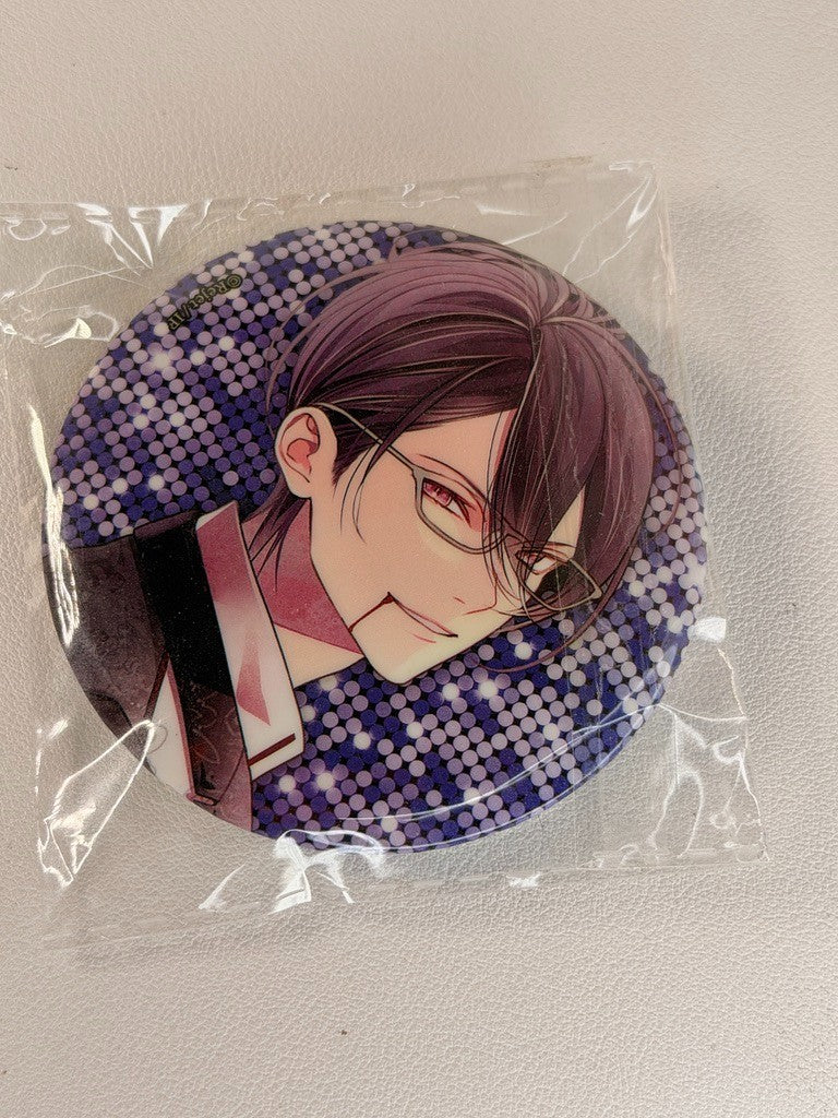 Diabolik Lovers Medium Can Badge Reiji Sakamaki Purple
