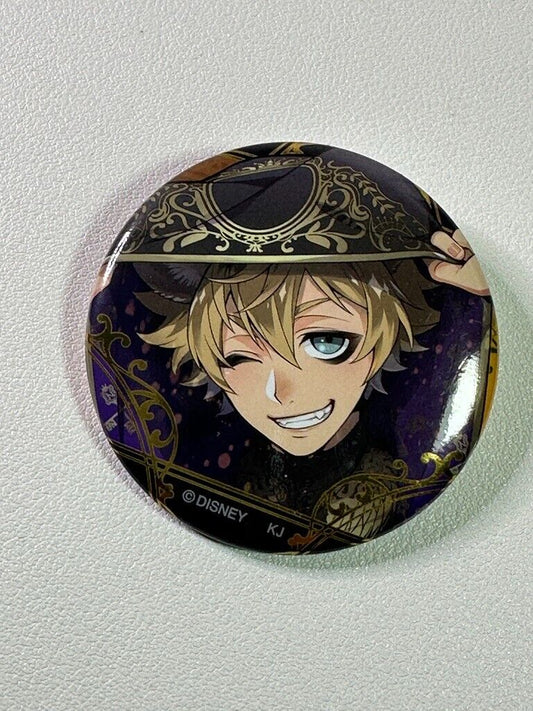 Twisted Wonderland Can Badge Savanaclaw Ruggie Bucchi  Cremony Zoom