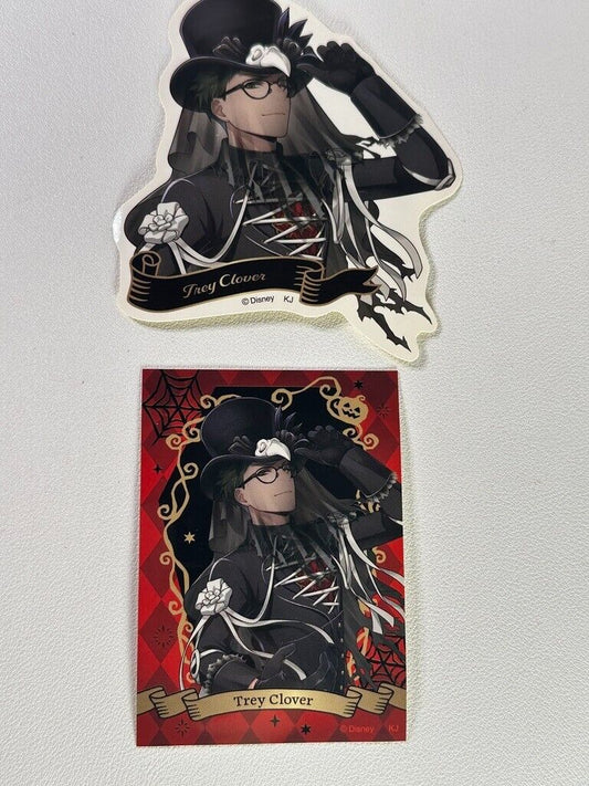 Twisted Wonderland Scary Dress Alt Ver Sticker Set Heartslabyul Trey Clover