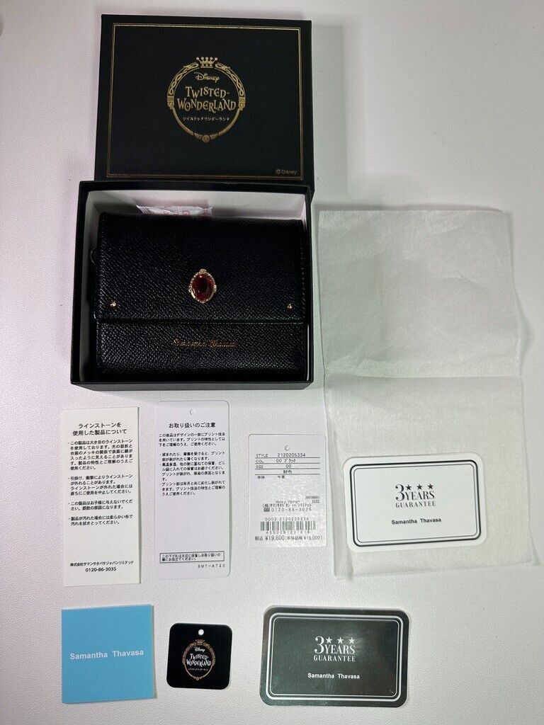 PREOWNED Twisted Wonderland  Samantha Thavasa Trifold Wallet Scarabia Jamil