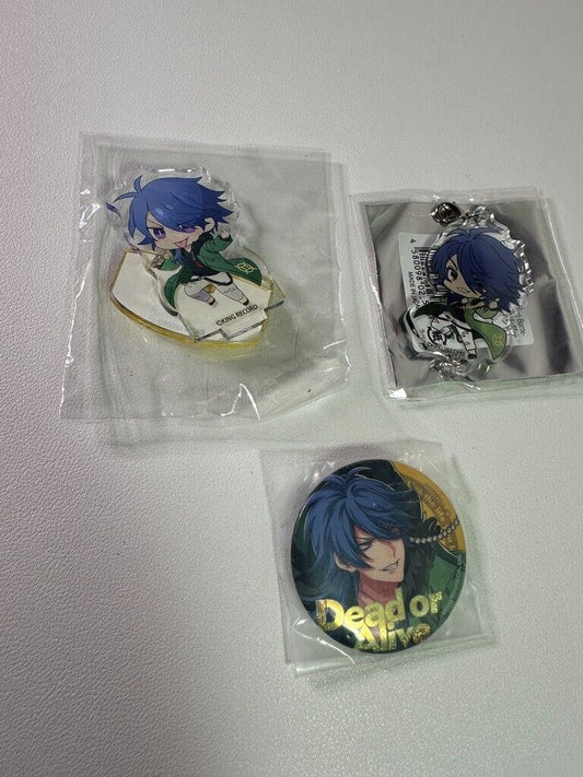 Hypnosis Mic Fling Posse Dice Arisugawa Acrylic Stand Can Badge Set