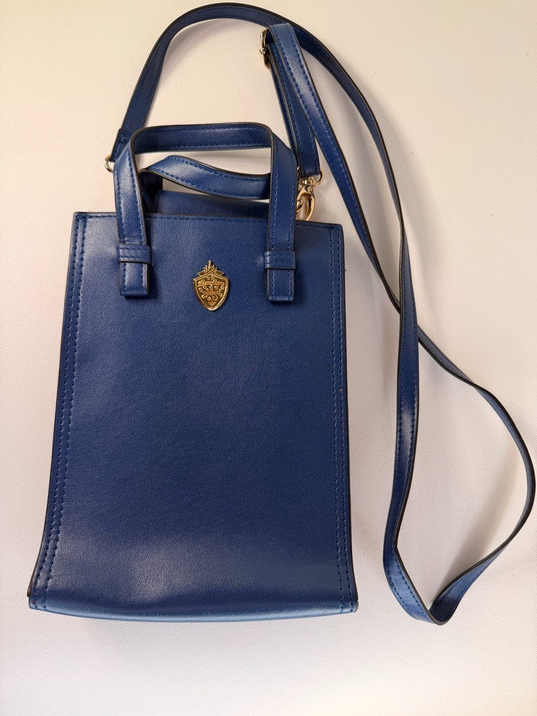 PREOWNED Twisted Wonderlandy Faux Leather Shoulder Bag Pomefiore Vil Epel Rook