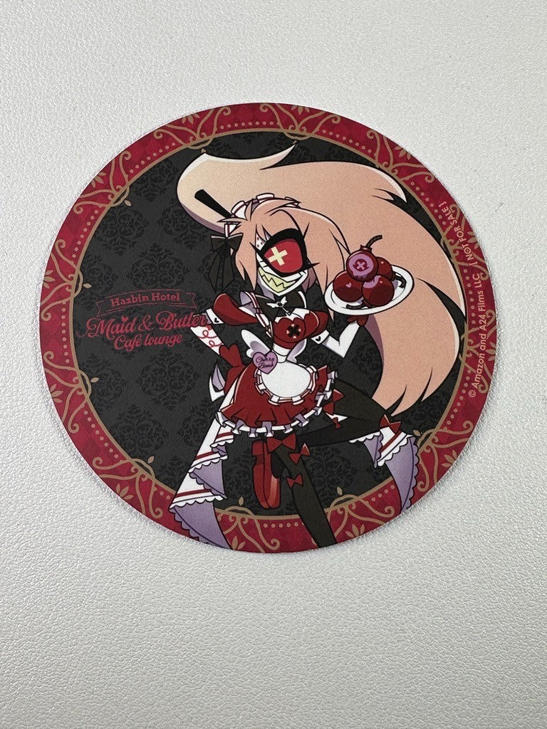 Hazbin Hotel Animate Maids an Butlers Paper Coaster Cherri